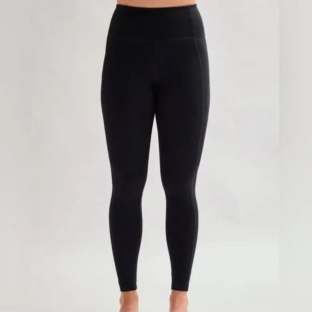 NWT Girlfriend Collective BLACK COMPRESSION HIGH-RISE 7/8 LEGGINGS 2XS XXS NEW
